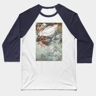 Alice In Wonderland - Arthur Rackham - 1 Baseball T-Shirt